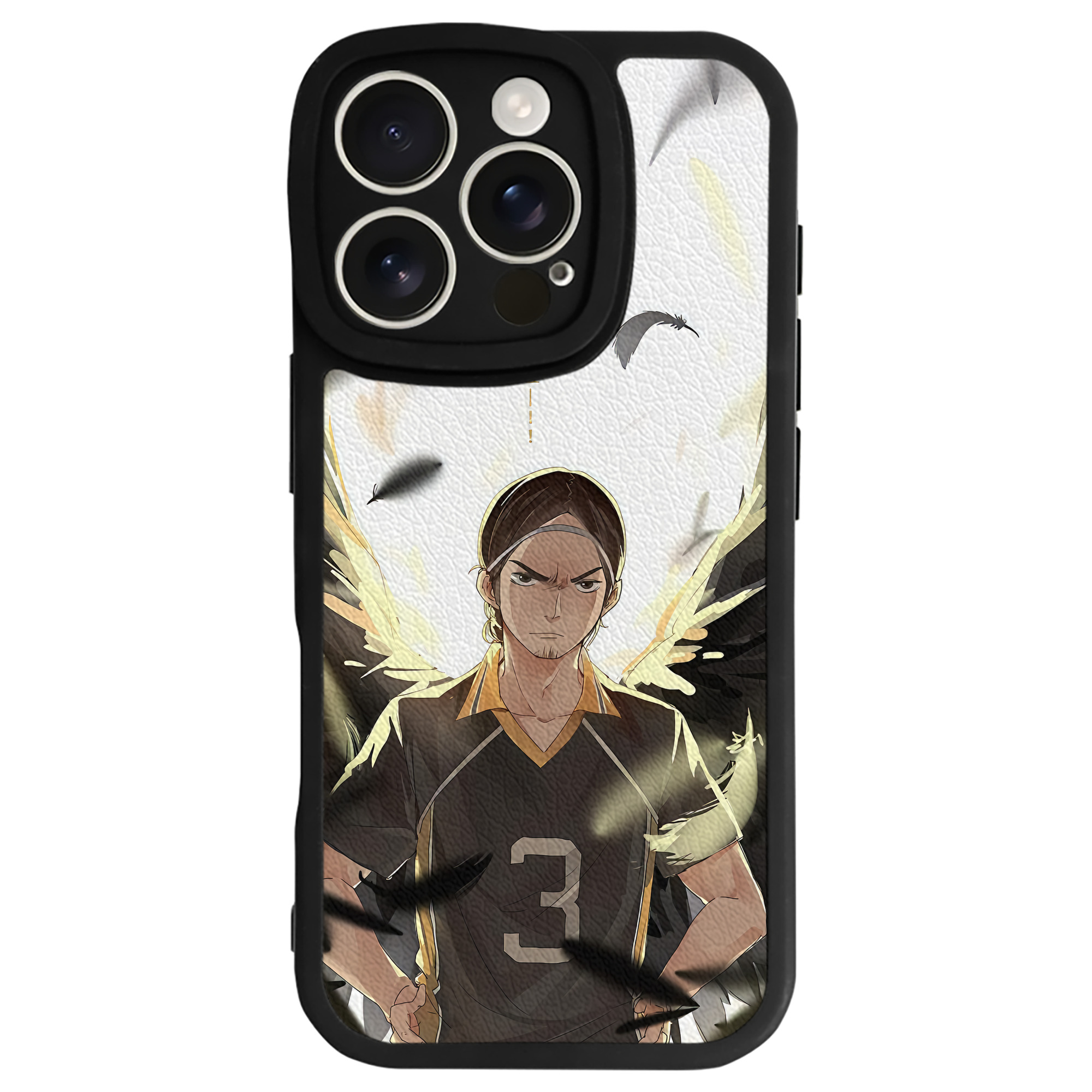 （画像用） ハイキュー!! Haikyu!! 【iPhone 16シリーズ対応】シリコンスマホケース（レザー調） 材質：シリコン